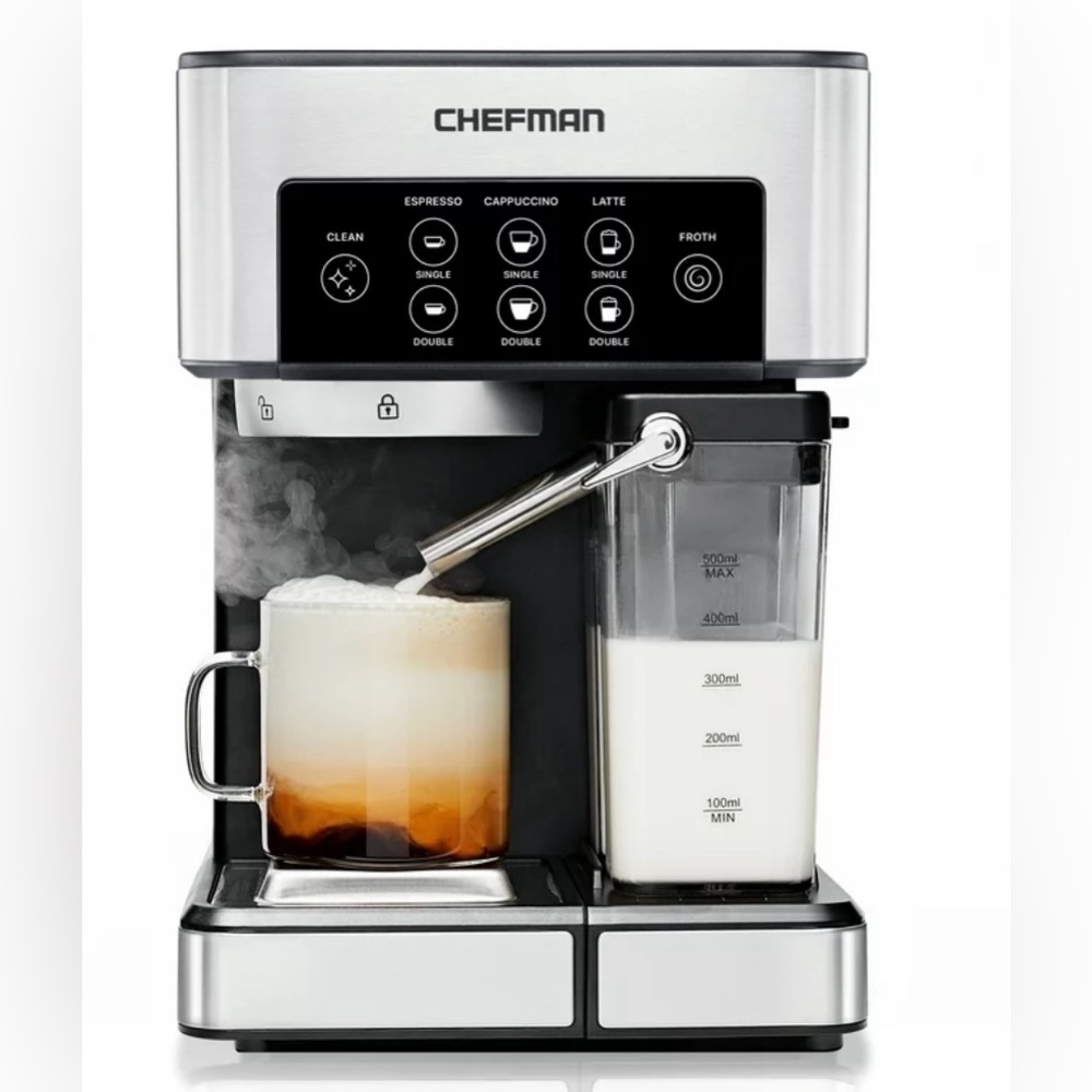 Brand new never used cappuccino machine